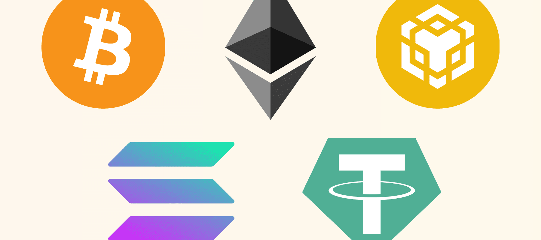 These 5 Crypto Logos Are the Face of a $2 Trillion Industry