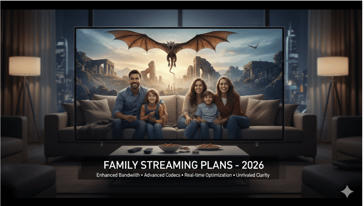 How Family Streaming Plans Improve Image Quality in 2026