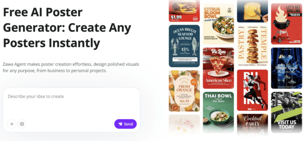 How to Generate Posters with Zawa AI Poster Generator [2026 Review]