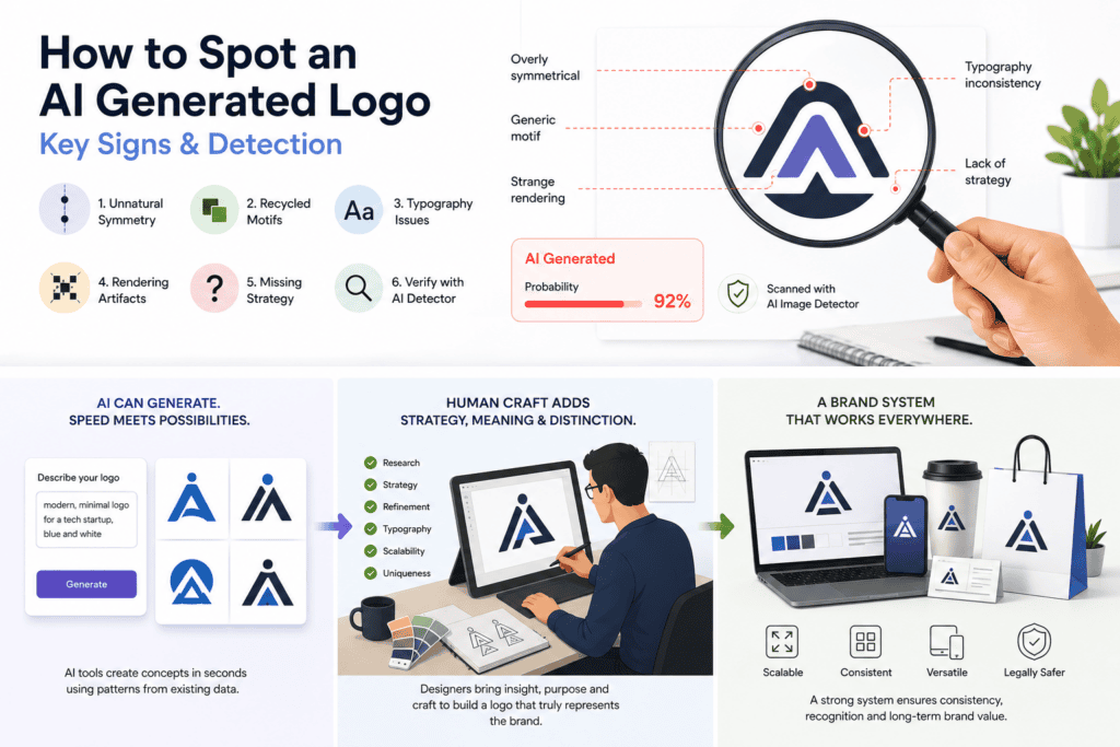 How to Spot an AI Generated Logo (And Why It Matters More Than You Think)